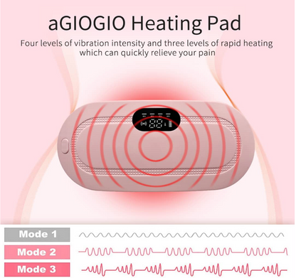 Portable Cordless Heating Pad for Menstrual Cramps Relief, for Stomach
