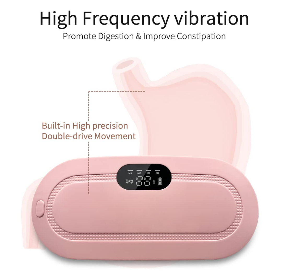 Portable Cordless Heating Pad for Menstrual Cramps Relief, for Stomach